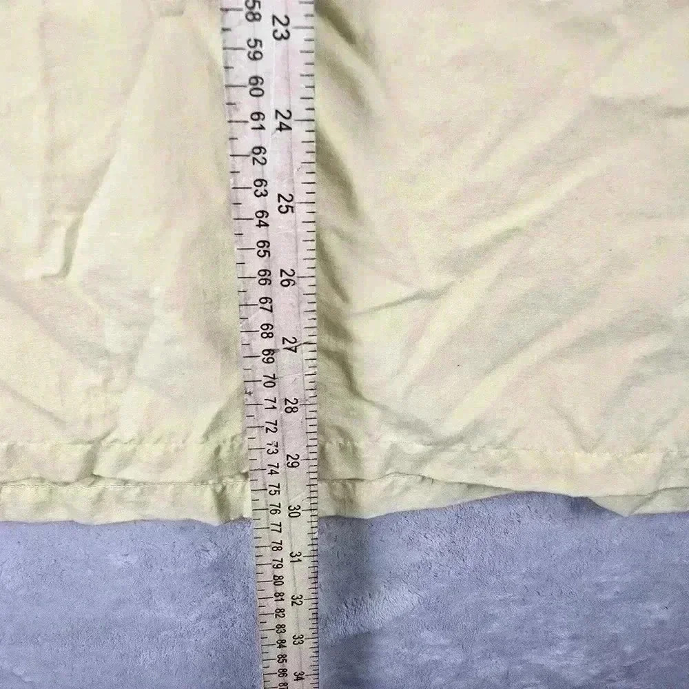 Solumbra Long Sleeve Button Up Yellow Sz XL - Picture 7 of 7